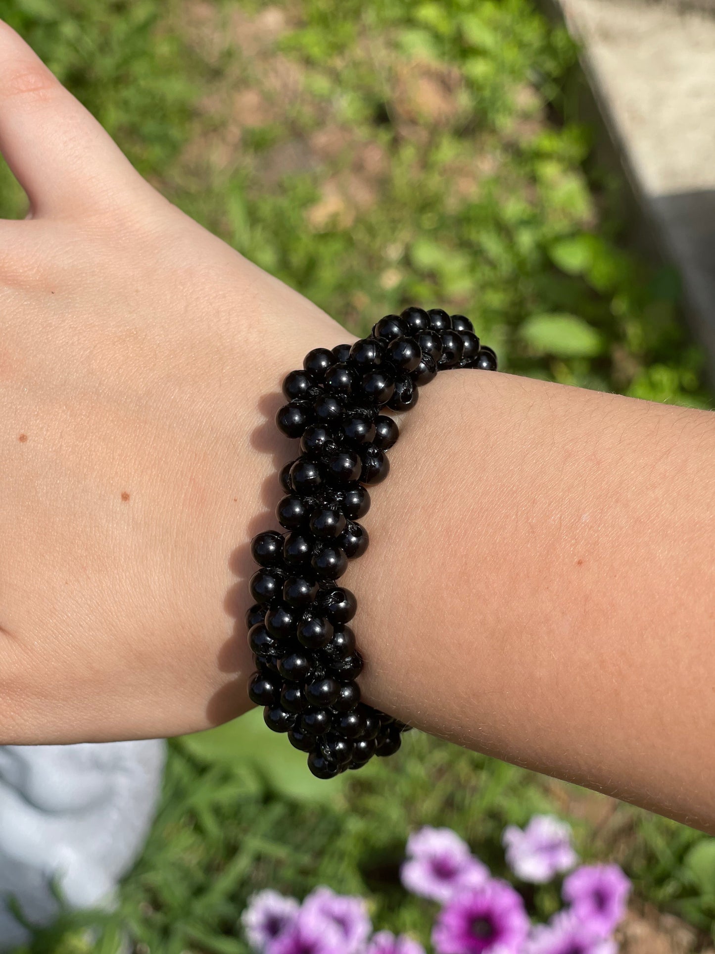 Faux Pearl Hair Scrunchies