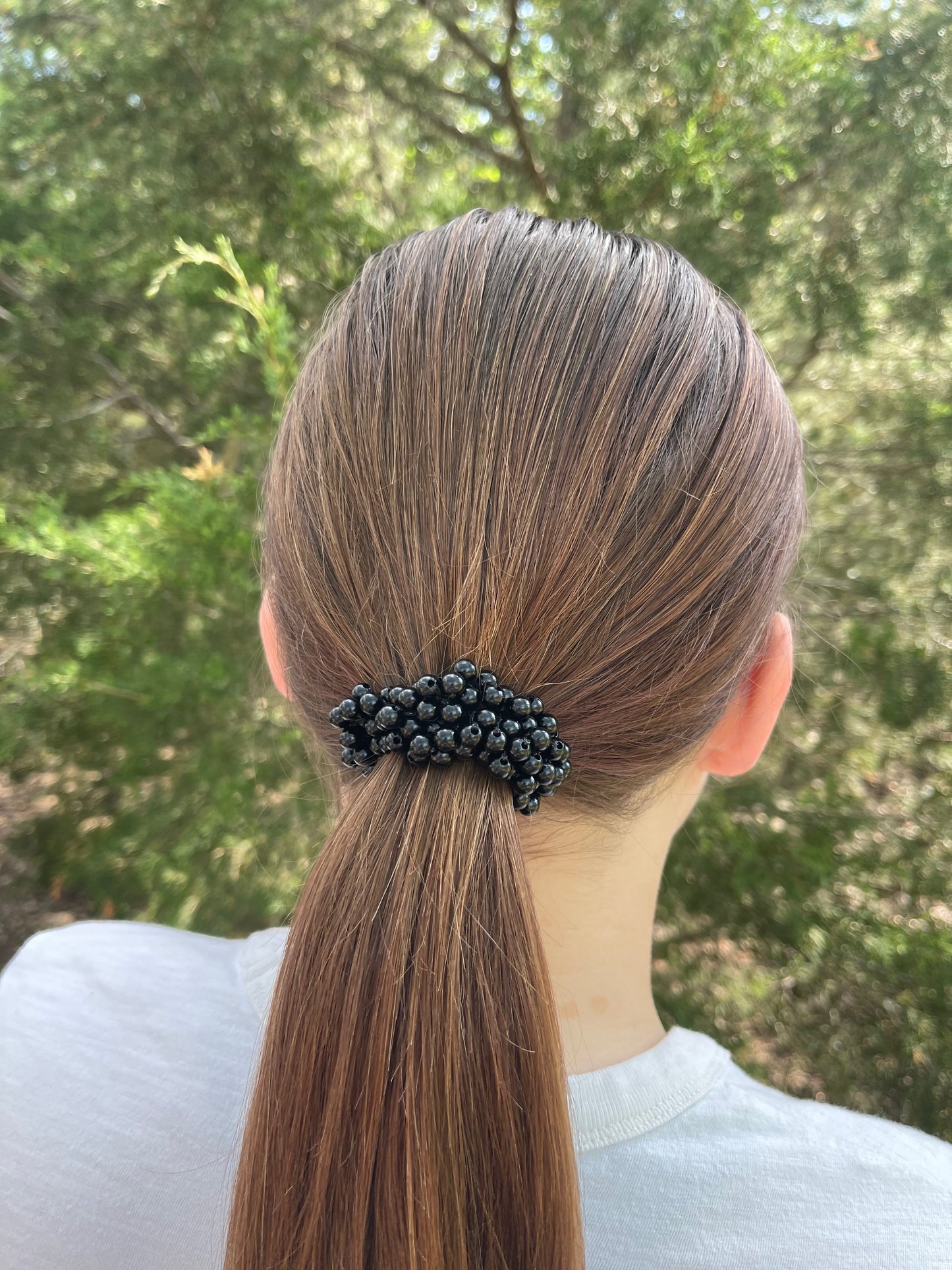 Faux Pearl Hair Scrunchies